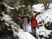Odchod z jeskyně byl díky sněhu a ledu trošku náročný